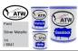 Preview: Ford, Silver Metallic, 14 / 6041: 1L Lackdose + 1L Klarlack + 500ml Härter - Set, von ATW Autoteile West.